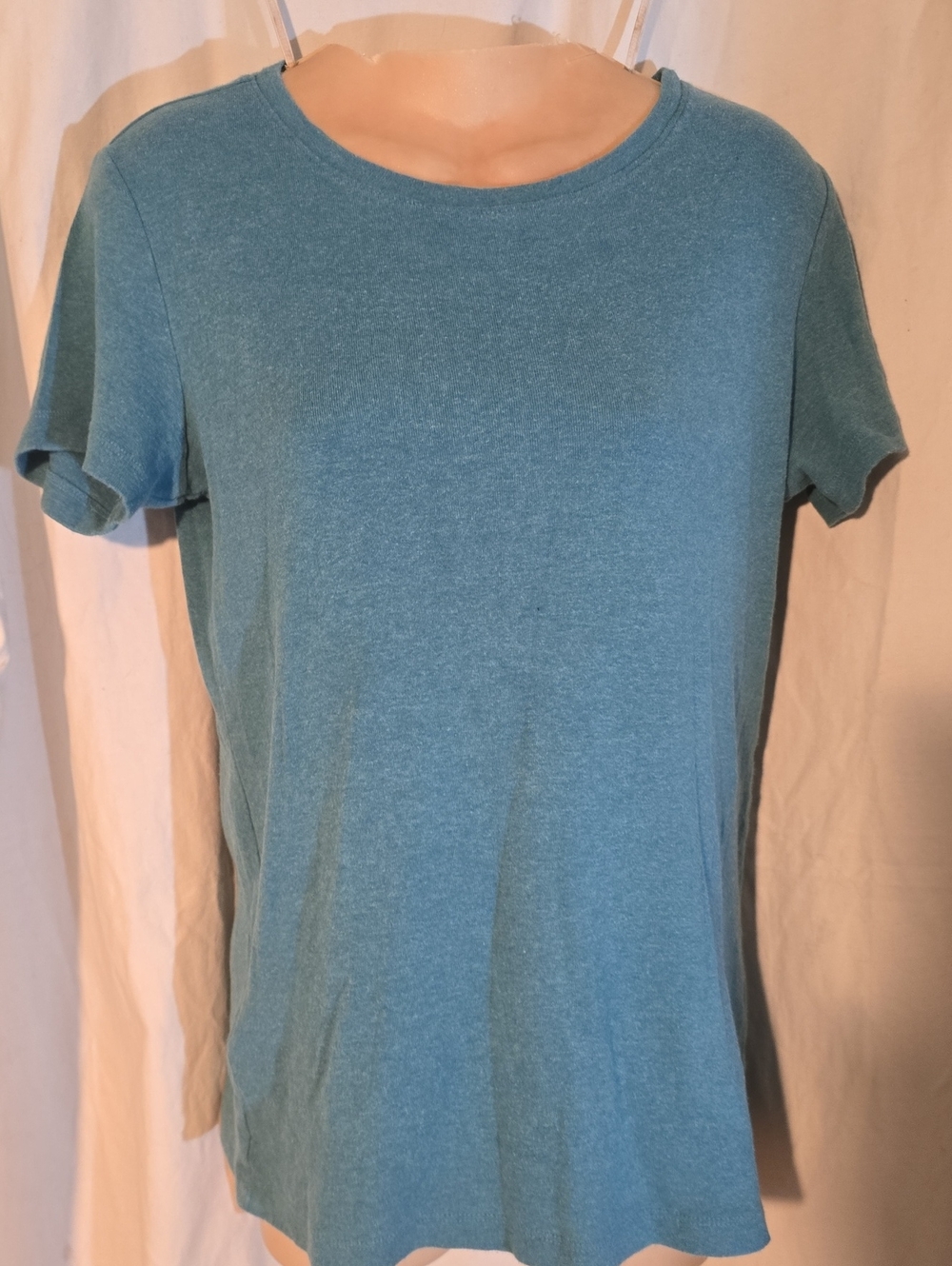 Eddie Bauer Teal Blue Crewneck Knit Top Women's Size Medium